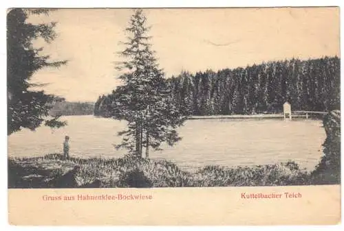 AK, Hahnenklee-Bockswiese, Partie am Kuttelbacher Teich, 1907