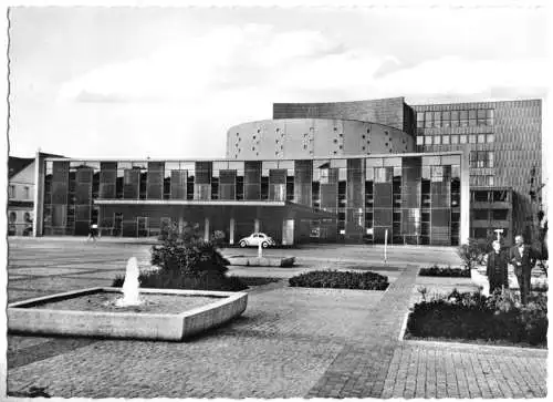 Ansichtskarte, Kassel, Theater, um 1960