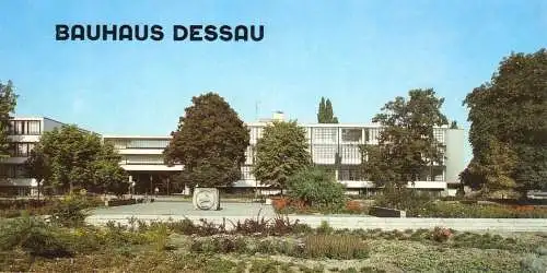 AK lang, Dessau, Bauhaus Dessau, 1989