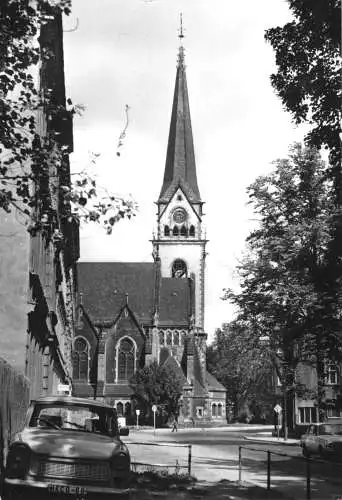 Ansichtskarte, Magdeburg, Ev. Pauluskirche, 1990