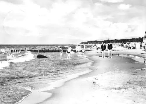 AK, Ostseebad  Kühlungsborn, Strandpartie, 1970