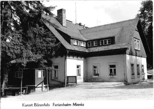 AK, Kurort Bärenfels Osterzgeb., Ferienheim Misnia, Version 2, 1970
