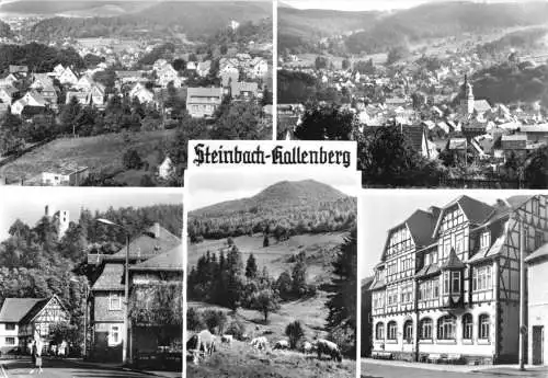 Ansichtskarte, Kurort Steinbach-Hallenberg, fünf Abb., 1987