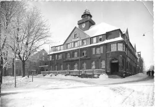 AK, Kurort Oberwiesenthal Erzgeb., VP-Erholungsheim mit Losungen, 1960