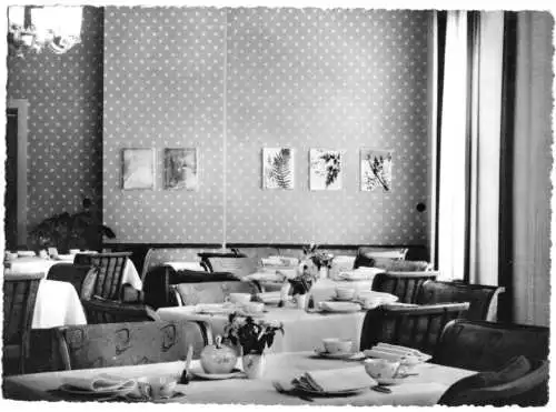 AK, Oberhof Thür., Thälmann-Haus, Speisesaal, 1960