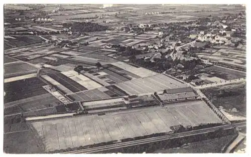 AK, Halstenbek Holst., Luftbild, Baumschulen Pein, 1926