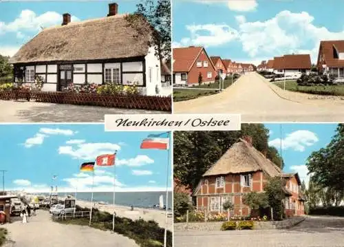 Ansichtskarte, Neukirchen über Oldenburg Holst., vier Abb., 1970