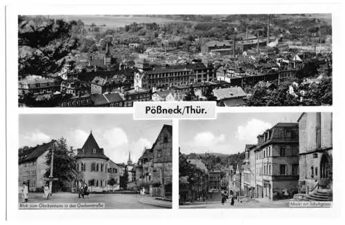 AK, Pößneck, drei Abb., 1963