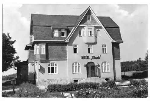 AK, Neuhaus am Rennweg, HO-Hotel "Hirsch", 1963
