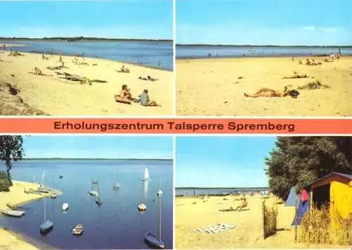 AK, Erholungszentrum Talsperre Spremberg, vier Abb., 1981