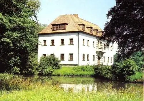 Ansichtskarte, Bad Muskau Kr. Weißwasser, Altes Schloß, 1989