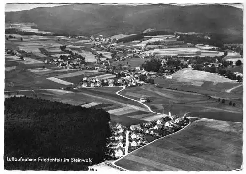 AK, Friedenfels im Steinwald, Luftbildansicht, Version 2, um 1968