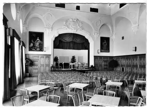 AK, Bad Steben im Frankenwald, Theatersaal, Innenansicht, um 1961