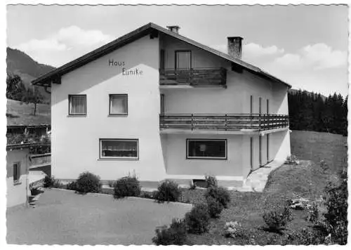 Ansichtskarte, Fischen Allgäu, Gästehaus "Eunike", um 1965