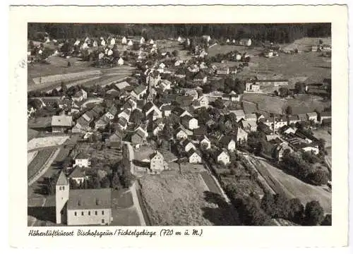 AK, Bischofsgrün i. Fichtelgeb., Luftbildansicht, Version 2, 1971
