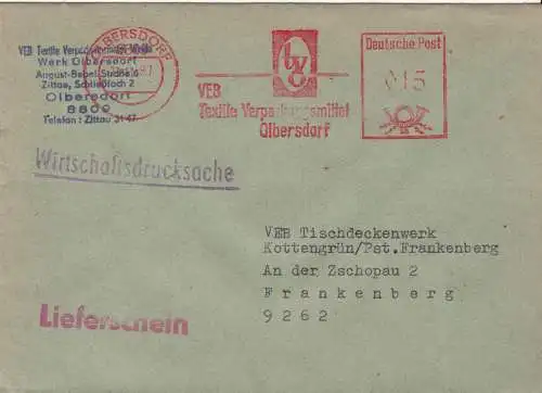 AFS, VEB Textile Verpackungsmittel Olbersdorf, o Olbersdorf, 8809, 23.11.87