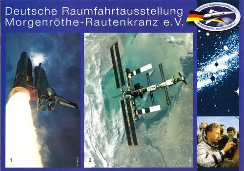 AK, Morgenröthe - Rautenkranz, Deutsche Raumfahrtausstellung, Version 3, um 2008