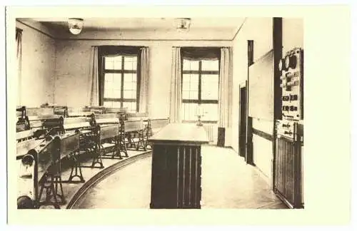 Ansichtskarte, Ettal, Gymnasium, Physiksaal, um 1912