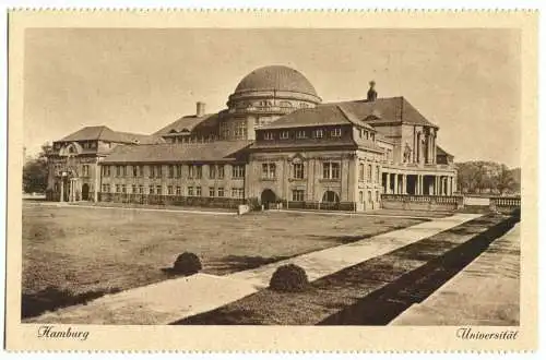Ansichtskarte, Hamburg, Universität, um 1922