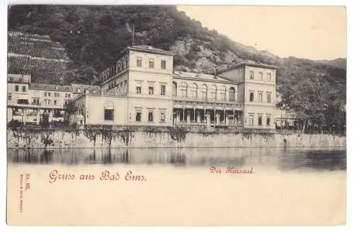 Ansichtskarte, Bad Ems, Der Kursaal, 1898