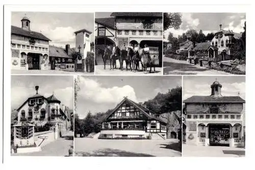 Ansichtskarte, Königstein i. Ts., Hofgut Reitershof, sechs Abb., um 1938