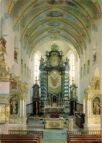 AK, Bad Waldsee, Pfarrkirche St. Peter, Innenansicht, 1981