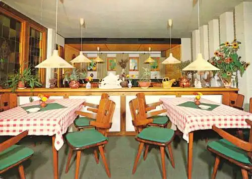 AK, Asendorf Lüneburger Heide, Hotel "Zur Heidschnucke", Gastraum, 1976