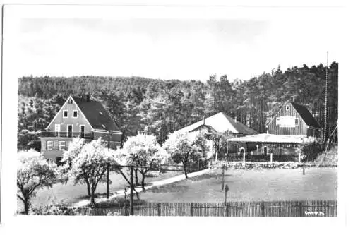 AK, Schwarzenshof bei Rudolstadt, Ferienheim, 1955