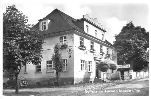 Ansichtskarte, Rohrbach Thür. Wald, Gasthaus zum Auerhahn, 1967