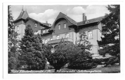 Ansichtskarte, Bad Klosterlausnitz, Klosterwald-Erholungsheim 1952
