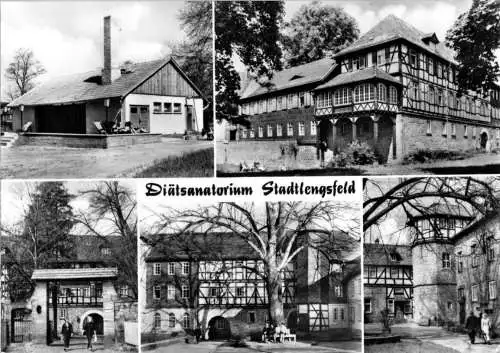 AK, Stadtlengsfeld, fünf Abb., Diätsanatorium, 1972