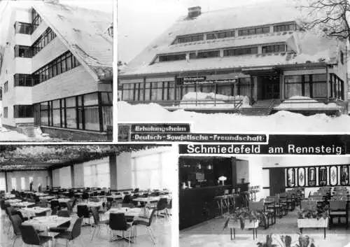 Ansichtskarte, Schmiedefeld am Rennsteig, Heim "DSF", 1981