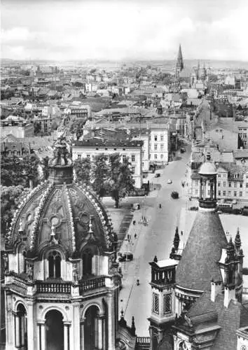 AK, Schwerin, Blick in die Schloßstr., 1961