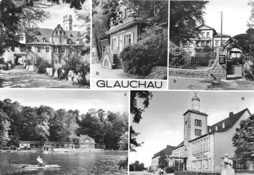 AK, Glauchau, fünf Abb., 1983