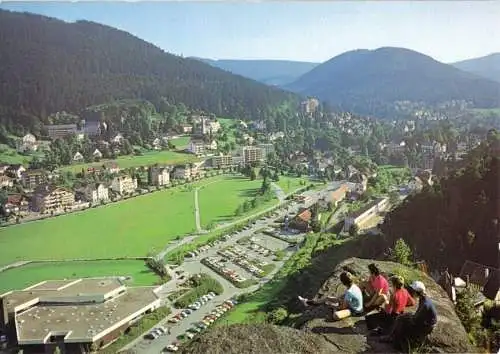 Ansichtskarte, Bad Herrenalb, Blick vom Falkenstein, um 1981