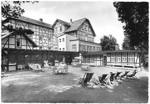Ansichtskarte, Wernigerode Harz, Handwerkererholungsheim, 1963