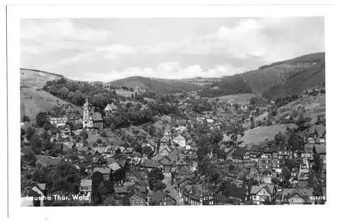 AK, Lauscha Thür. Wald, Teilübersicht, 1955