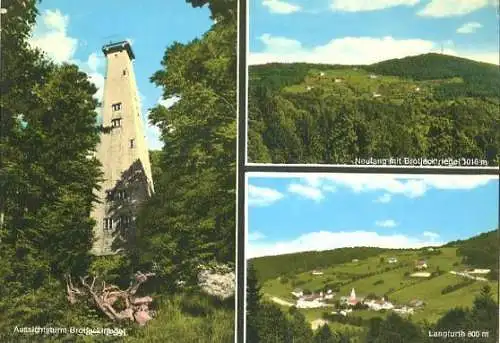 Ansichtskarte, Langfurth ü. Deggendorf, 3 Abb., u.a. Übersicht