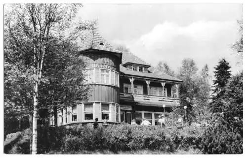 AK, Hasselfelde Harz, Hotel und Pension Waldkrone, 1962