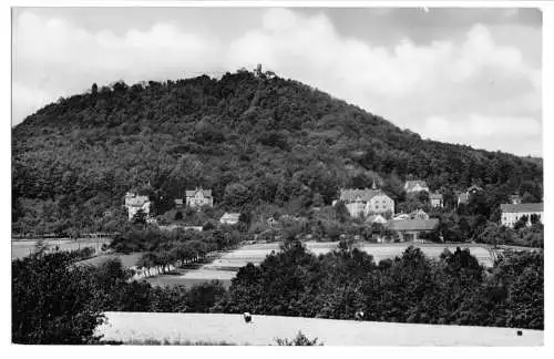 AK, Görlitz, Blick zur Landeskrone, 1963