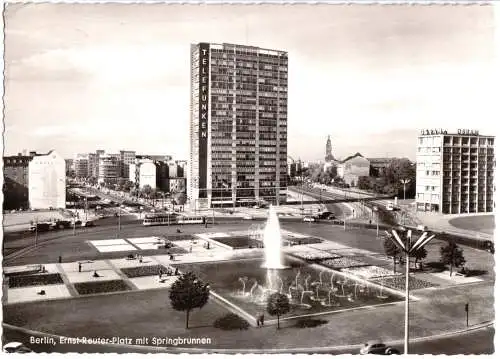 AK, Berlin Charlottenburg, Ernst-Reuter-Platz, um 1965