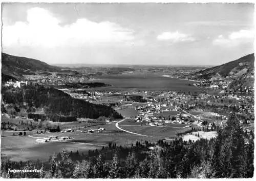 AK, Tegernsee, Blick ins Tegernseetal, 1959