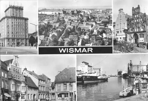 AK, Wismar, fünf Abb., Version 2, 1984