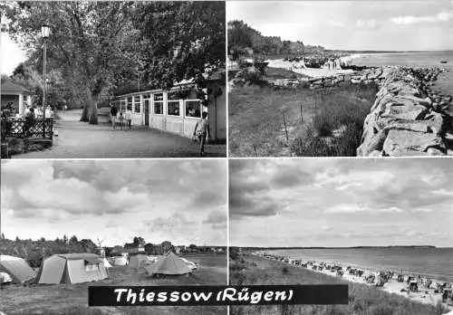 AK, Thiessow Rügen, vier Abb., 1971