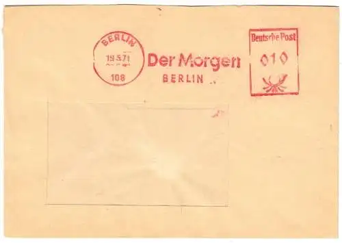 AFS, Der Morgen, Berlin [Verlag], o Berlin, 108, 19.5.71