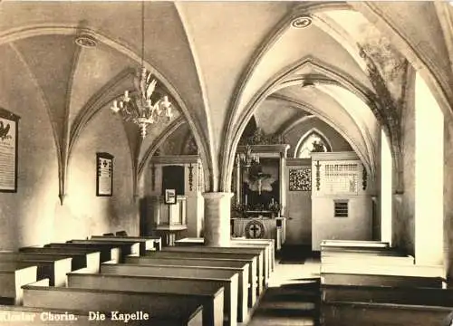 AK, Chorin, Kloster, Die Kapelle, um 1970