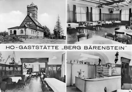 AK, Bärenstein Kr. Annaberg, HOG "Berg Bärenstein", vier Abb., 1979