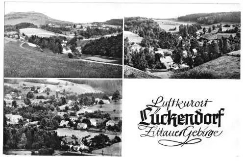 AK, Lückendorf Zittauer Gebirge, drei Abb., 1963