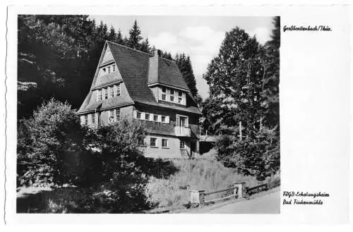 AK, Großbreitenbach Thür., FDGB-Erholungsheim Bad Finkenmühle, 1958