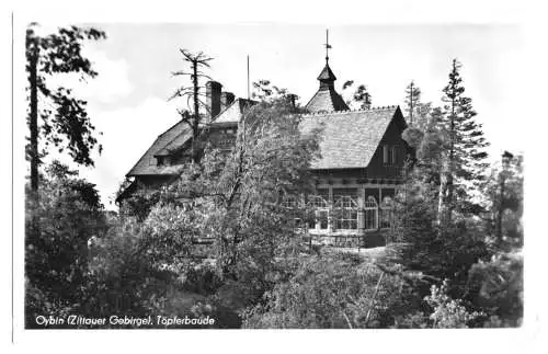 AK, Kurort Oybin, Töpferbaude, 1953